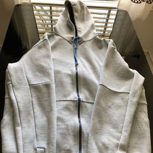 Men’s XXL White & Sky Blue Jordan Zip Up Jacket